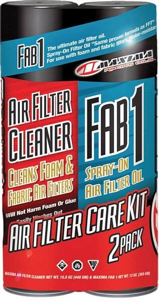 Maxima Air Filter Care Kit Trials Trial Air Cleaner Usa Oil Trials