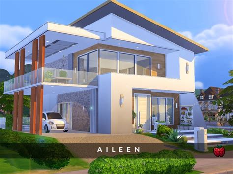 11 Sims 4 Starter Home Floor Plan Aileen House No Cc By Melapples At
