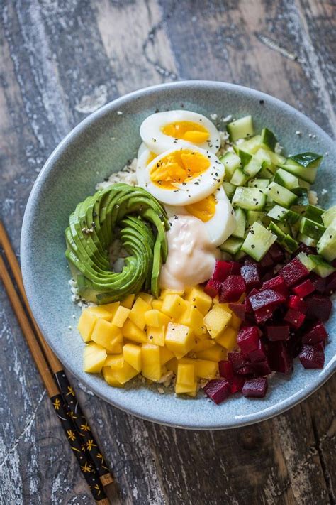 Learn how to pronounce poke bowl with the american pronunciation guide (apg)! Poké bowl met bloemkoolrijst | Simone's Kitchen