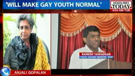 Goa S Minister Wants To Cure Lgbt With Medicines Youtube