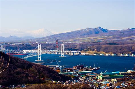 Porto De Muroran De Mt Sokuryo Hokkaido Japão Foto De Stock Imagem