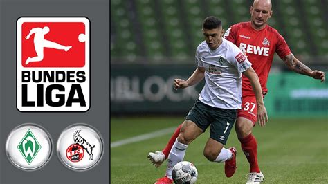 Für kölns stürmer claudio pizarro wird das spiel am sonntag ein ganz besonderes sein. SV Werder Bremen vs 1. FC Köln ᴴᴰ 27.06.2020 - 34 ...