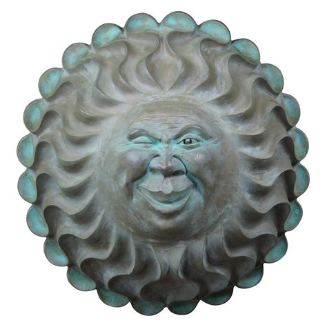 1998 R Vandamme Scultura Figurale In Ceramica Con Faccia Di Luna E