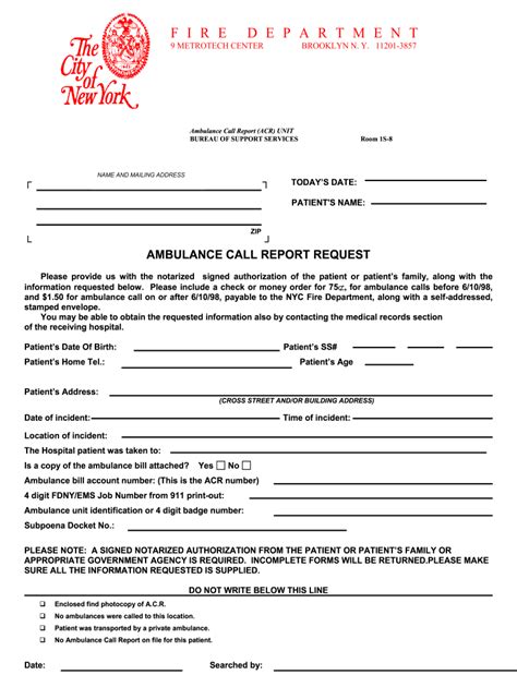 Ambulance Call Report Fill Online Printable Fillable Blank Pdffiller