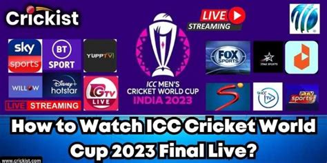 How To Watch Icc Cricket World Cup 2023 Final Live