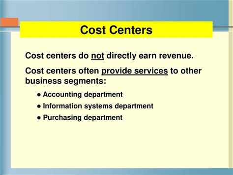 Ppt Departmentalized Profit And Cost Centers Powerpoint Presentation