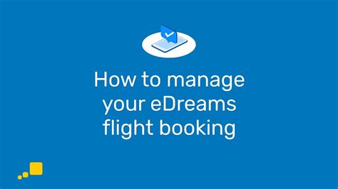 How To Manage Your Edreams Flight Booking Edreams Youtube