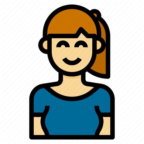 Avatar Woman Cute Profile Girl Icon Download On Iconfinder