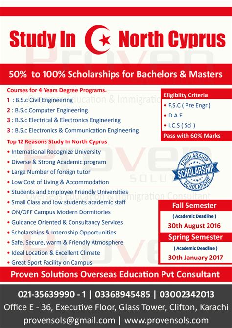 Scholarships In North Cyprus For Bachelors And Masters Programs