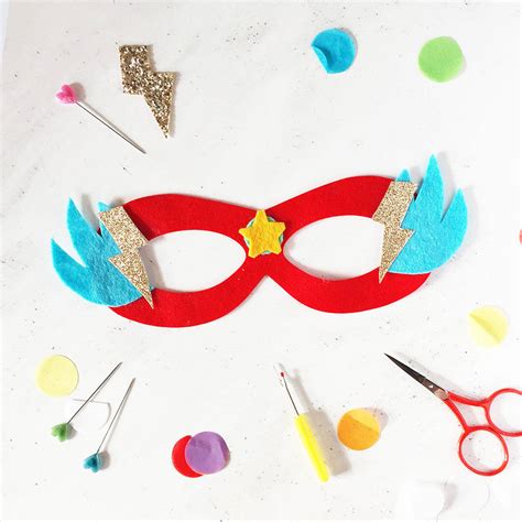 Superhero Mask Making Craft Kit By The Make Arcade