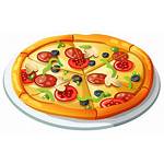 Clipart Meat Healthy Pizza Transparent Vector Borders