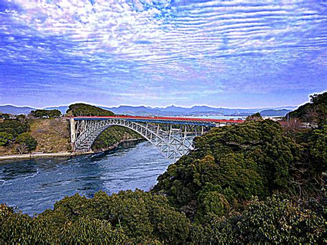 Saikai Bridge in City of Saikai, Nagasaki, Japan (HDR) | City ...