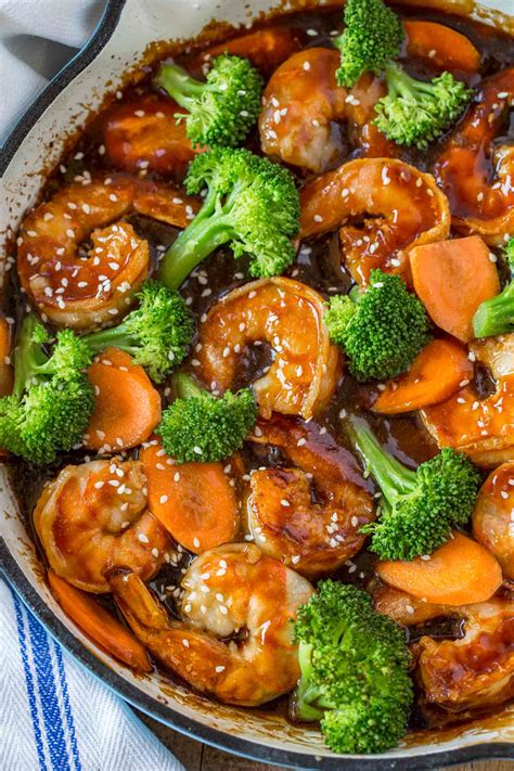Frozen shrimp has a few things going for it: Easy Shrimp Stir-Fry - Dinner, then Dessert