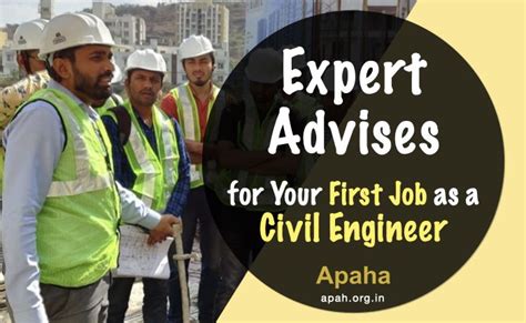 8 Expert Advices For Civil Engineering Fresher Jobs Apaha Institute