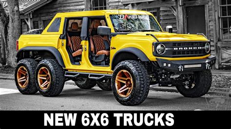 Newest 6x6 Trucks Designed To Prove That More Wheels Is Better Youtube