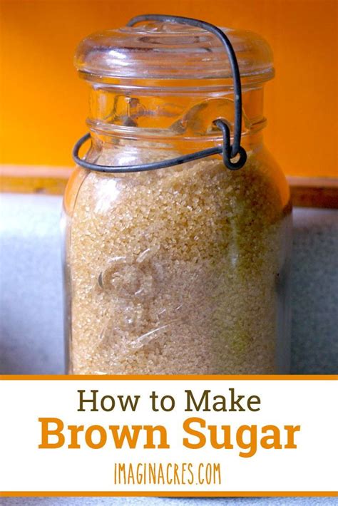 Homemade Brown Sugar Recipe With Images Make Brown Sugar How To