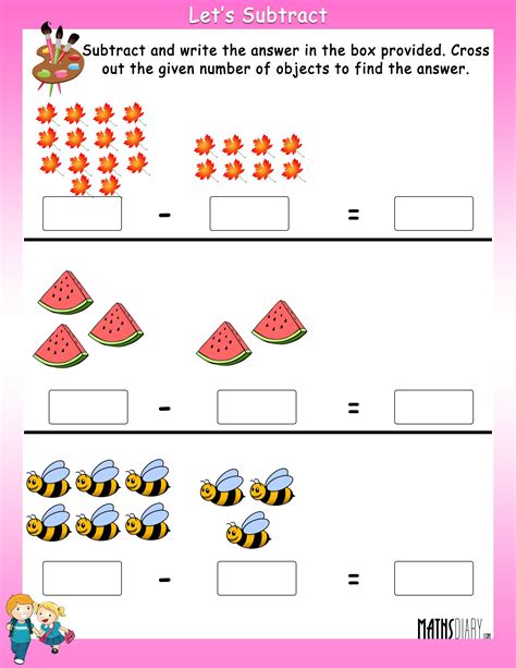 Addition Subtraction Math Worksheets Mathsdiarycom Subtraction Sums