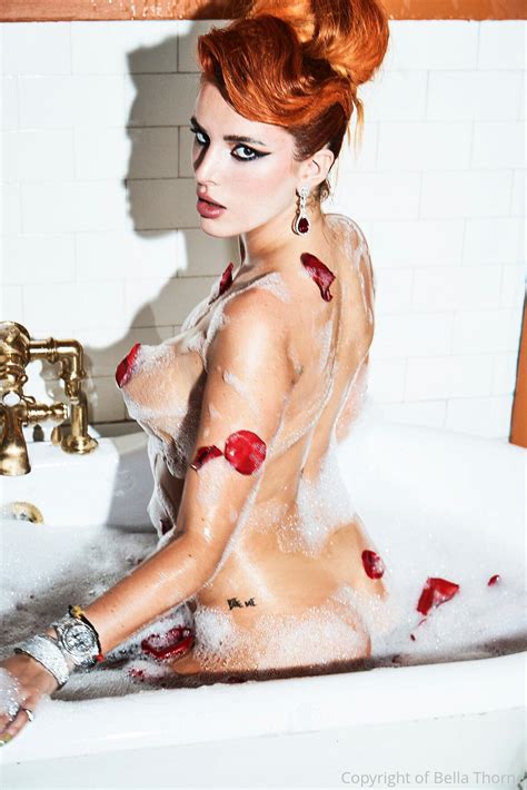 Bella Thorne Shower Lingerie Transparente Nude Onlyfans Set Vazou