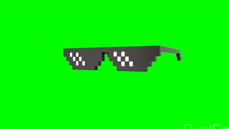 Green Screen Deal With It Glasses Thug Life Glasses Youtube