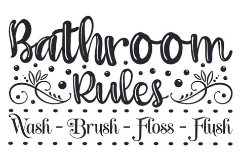 Free Svg Bathroom Quotes Svg 9721 Dxf Include