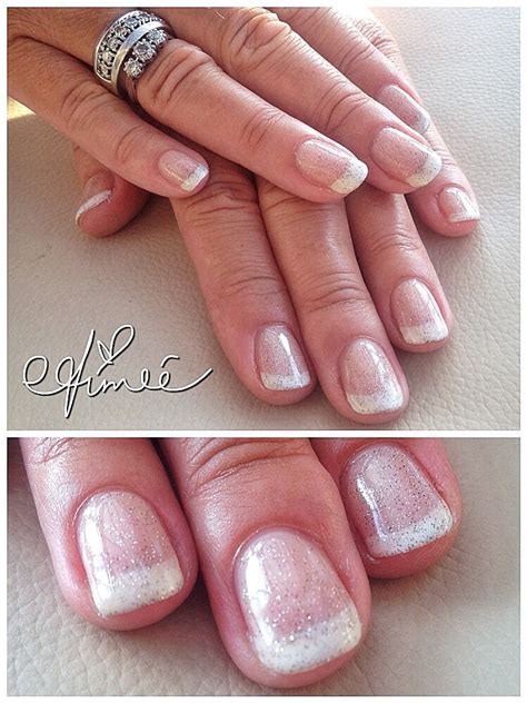 Ibd Just Gel French Manicure With Extra Sparkles Cashmere Blush