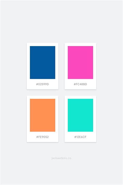 Bright Color Palette For Website Warehouse Of Ideas