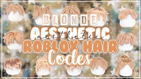 Aesthetic Blonde Hair Codes For Bloxburg Boys Roblox Roblox Boy