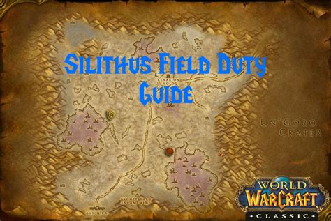 Free shipping on orders over $25 shipped by amazon. Silithus Field Duty Guide - WoW Classic - Bitt's Guides