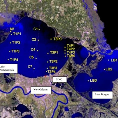 The Lake Pontchartrain Estuarine System And The Field Sampling