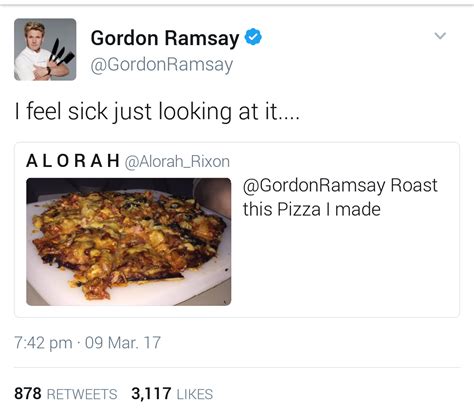 gordon ramsay rates peoples food on twitter and they get roasted instead of food ftw gallery