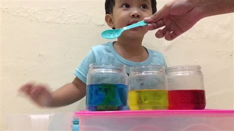 Percobaan Sains Anak Usia Dini Mengenal Warna And Campuran Warna Youtube