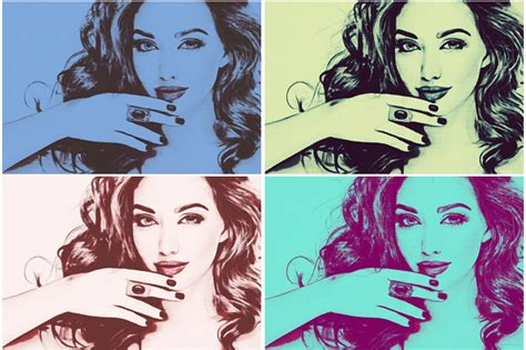 20 Pop Art Photoshop Actions Ver 2 Graphic By Creative Tacos