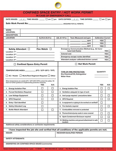 Hot Work Permit Form Pdf Fill Online Printable Fillable Blank Gambaran