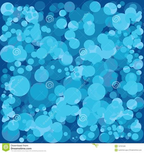 Background With Aqua Bubbles Stock Illustration Illustration Of