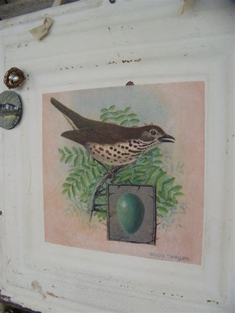 Handmade Magnet Board Vintage Bird Altered Art Vintage Etsy