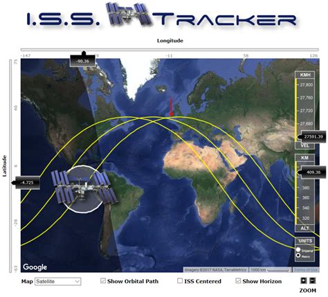 Iss Tracking Map