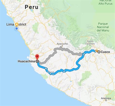 Cusco To Huacachina By Bus Updated For 2024 Only Peru Guide
