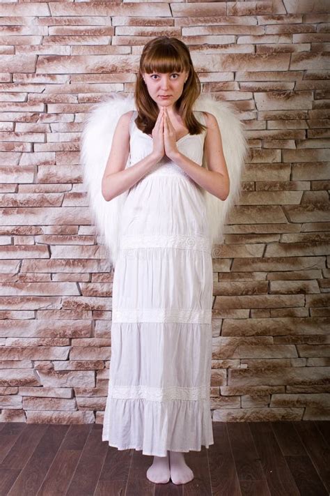 Angel Praying Stock Photo Image Of Caucasian Heaven 1444812