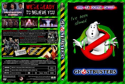 Ghostbusters Slimed Edition Movie Dvd Custom Covers