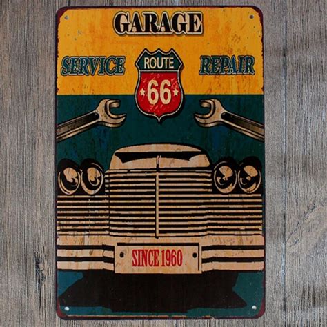 30x20cm Garage Retro Vintage Home Decor Tin Sign For Wall Decor Metal Sign Vintage Art Poster