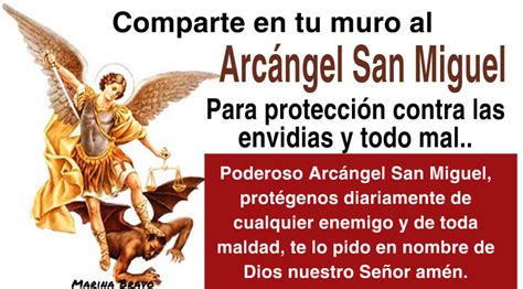 Oración Poderosa Al Arcángel San Miguel Para Protección Contra Envidias