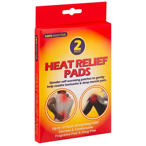 Care Essentials Heat Relief Pads 2pk Health And Wellbeing Bandm