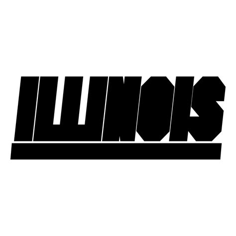 University Of Illinois Fighting Illini Logo Black And White Brands Logos