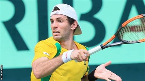 Guilherme Clezar Brazilian Tennis Player Fined For Offensive Gesture Bbc Sport