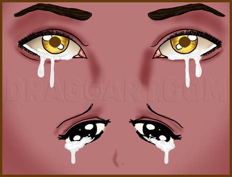 How To Draw Crying Eyes Step By Step Drawing Guide By Dawn Dragoart Images And Photos Finder
