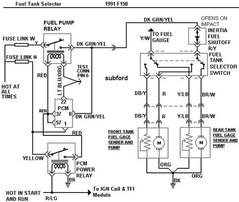 1994 Ford F150 Dual Tank Fuel Pump
