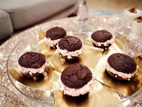 Start with one dough, make, bake and then give them as gifts! Peppermint Patty Sandwich Cookies Recipe | Giada De Laurentiis | Food Network