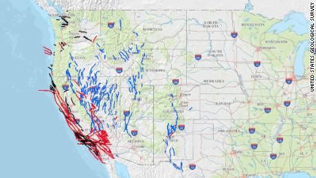 United States Fault Line Map Online