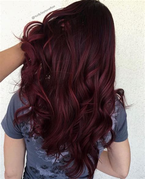 Pin By Kaley Alexander On Beauty Wine Hair Color Dark Red Hair