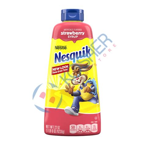 Nestle Nesquik Strawberry Syrup 6236g B Kosher Your Uk Kosher Supermarket